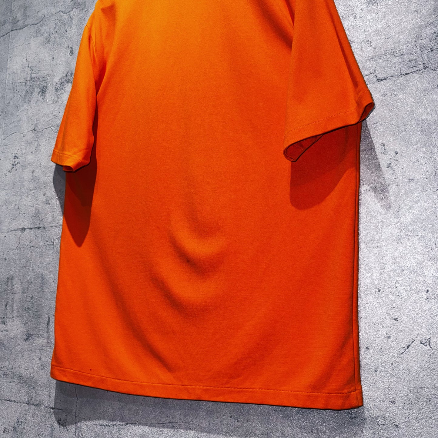 "Acne Studios"brand logo design mock neck T shirt
