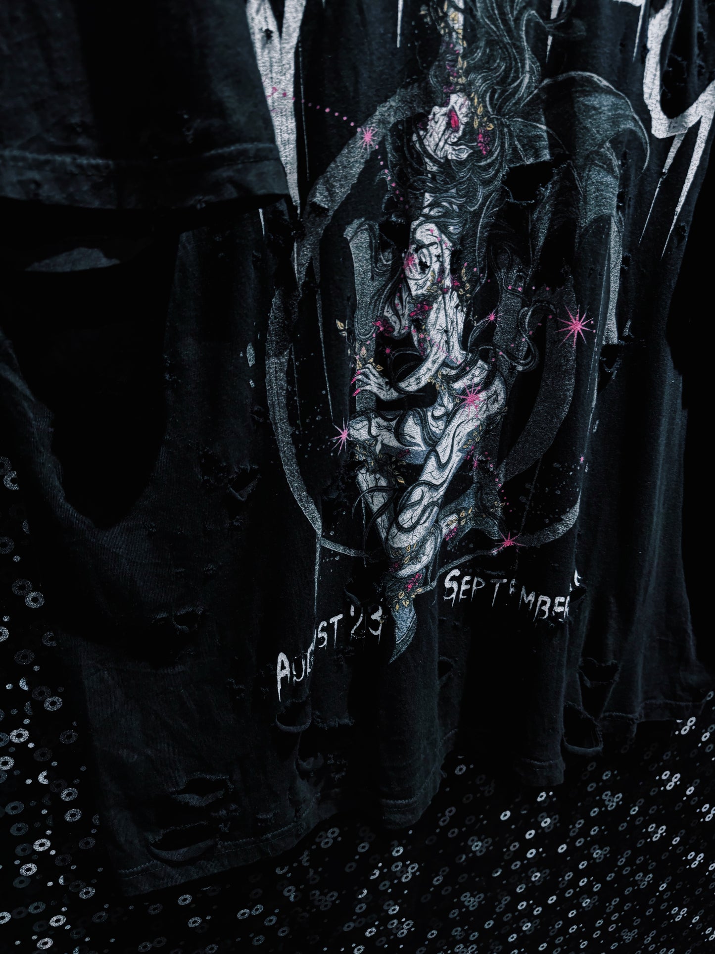 【ÆIEM】Natural “boro” Remake MURSO Graphic T-shirt