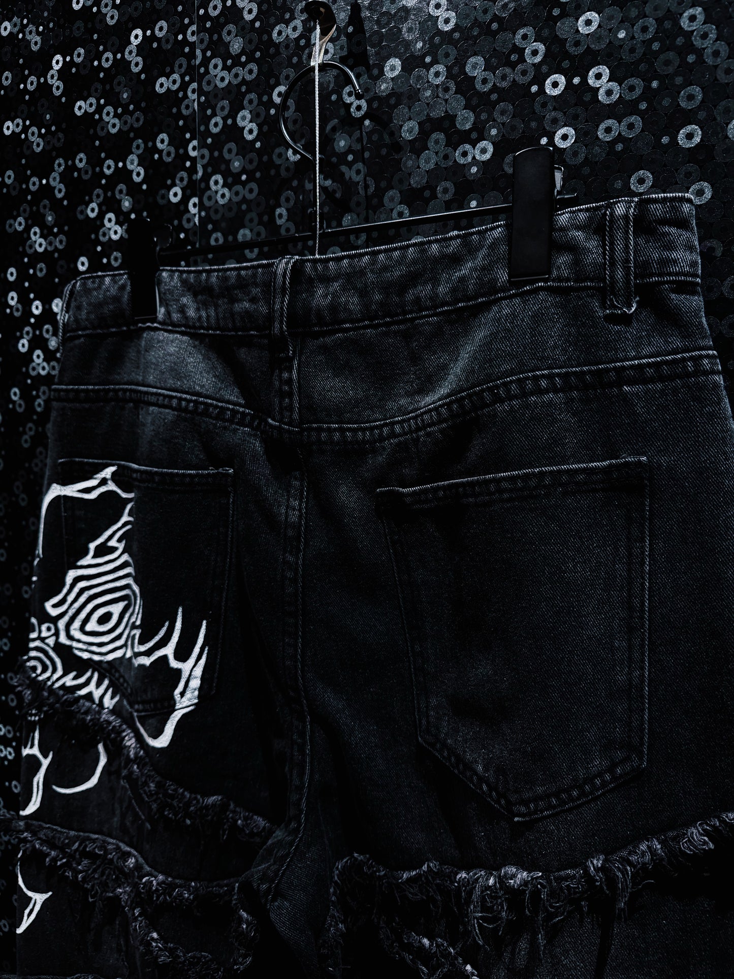 【ÆIEM】"RƎ:STANCE” Hand-Painted Reconstructed Denim