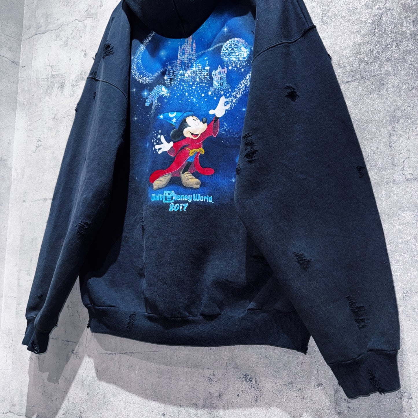"Disney"WDW 2017 graphic design boro custom hoodie