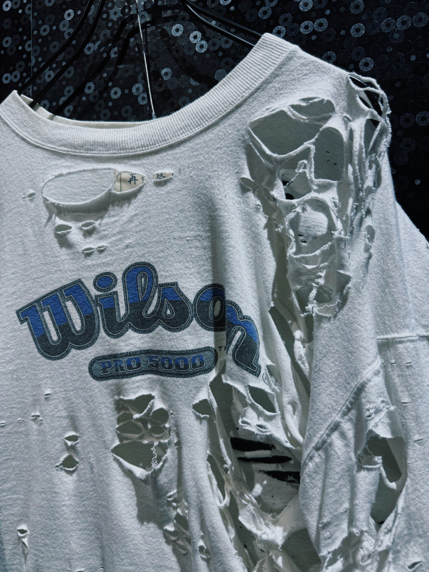 ￼
【ÆIEM】再倖築 “Wilson Collapse” Boro Reconstruction T-Shirt