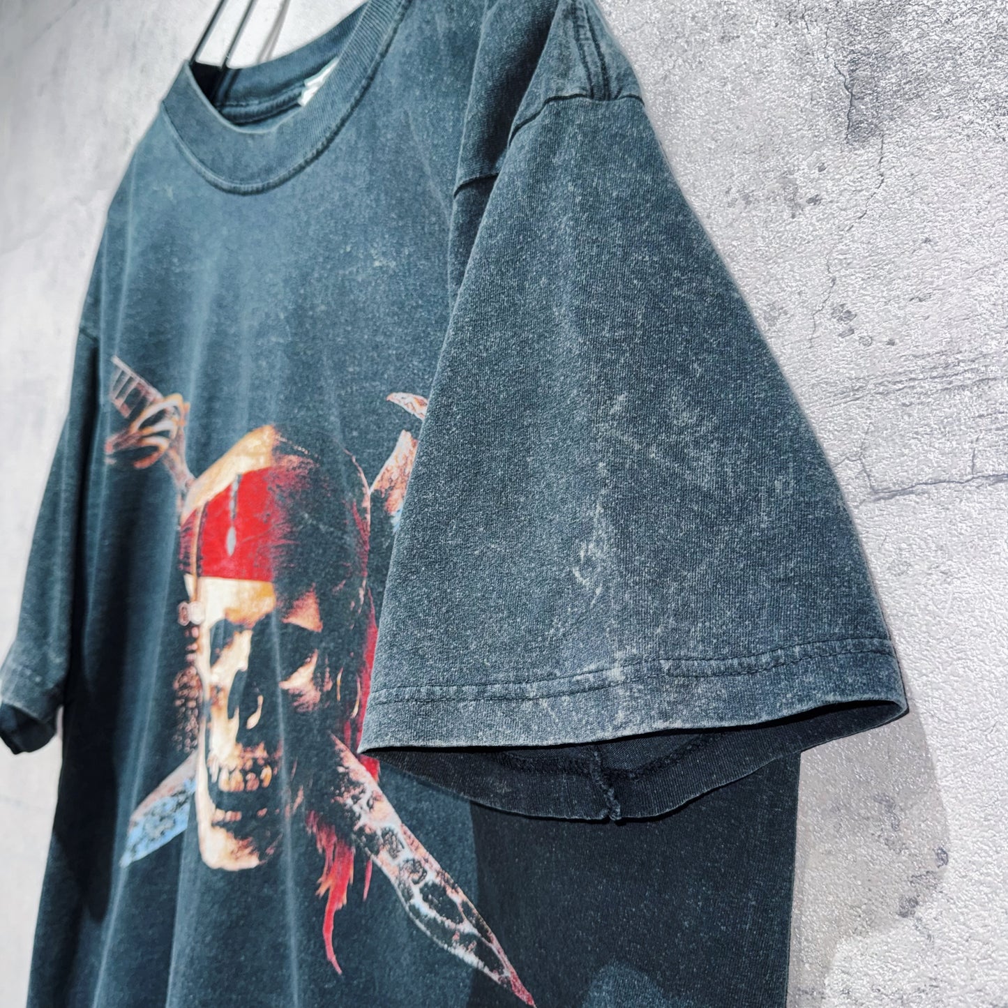 "Pirates of the Caribbean"iconic logo design print T shirt