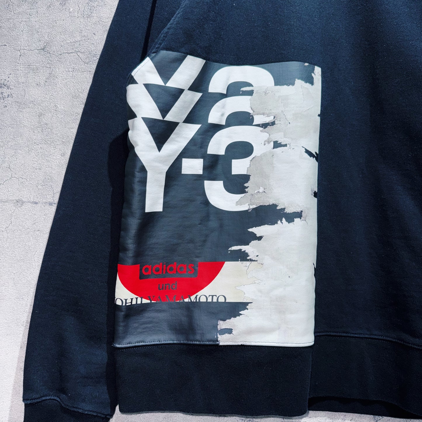 20AW"Y-3"graphic design by Uchida Suzume pullover sweat