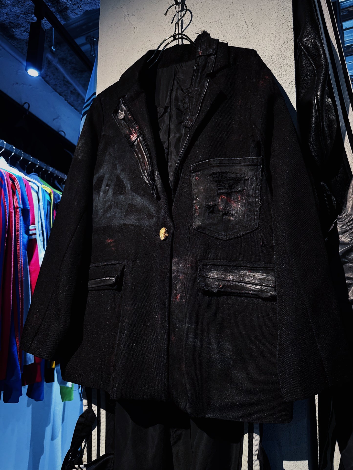 "vivid notes"The Anarchist's Orbit tailored jacket