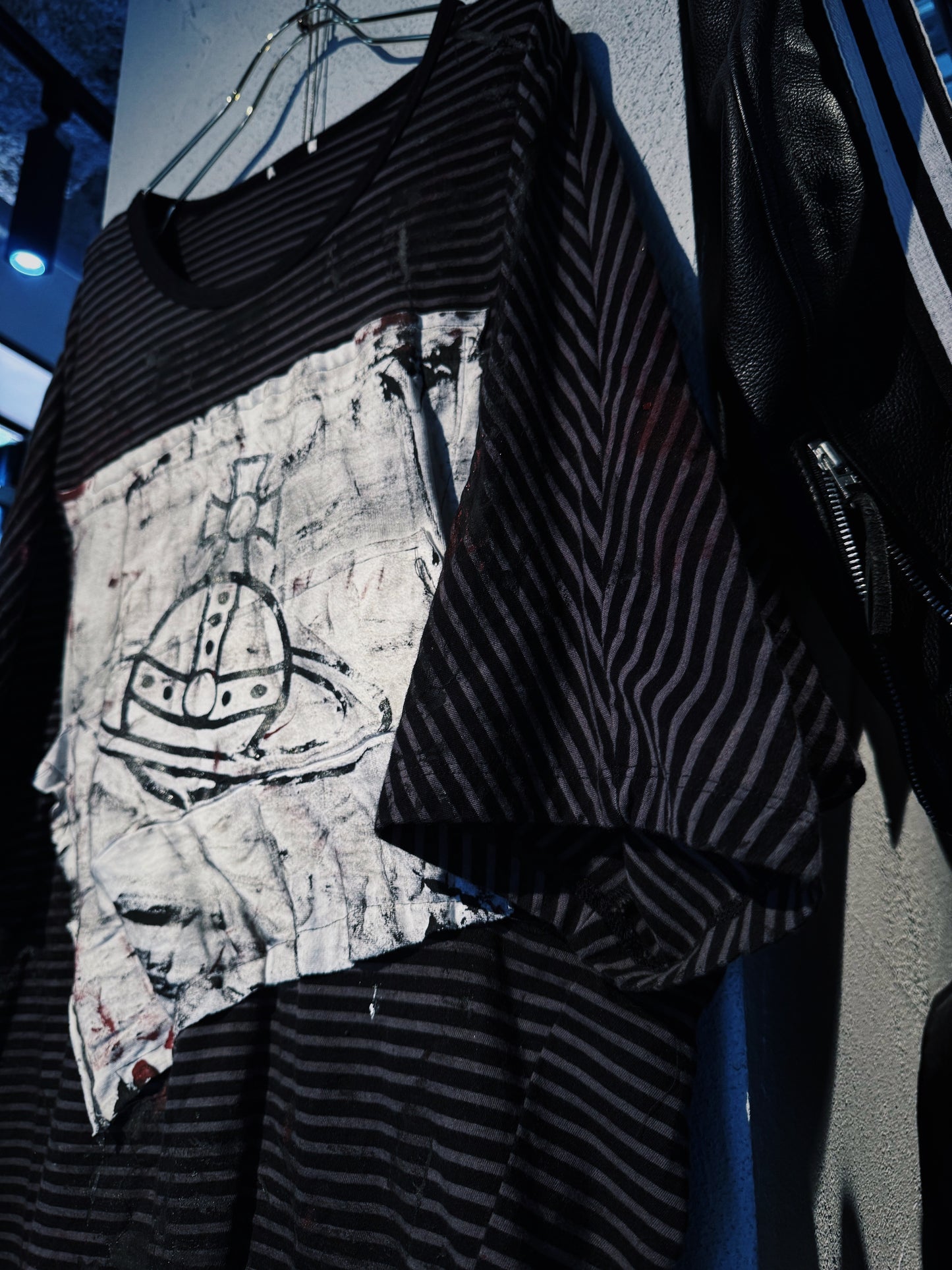 "vivid notes"The Anarchist's Layered Orbit T-shirt