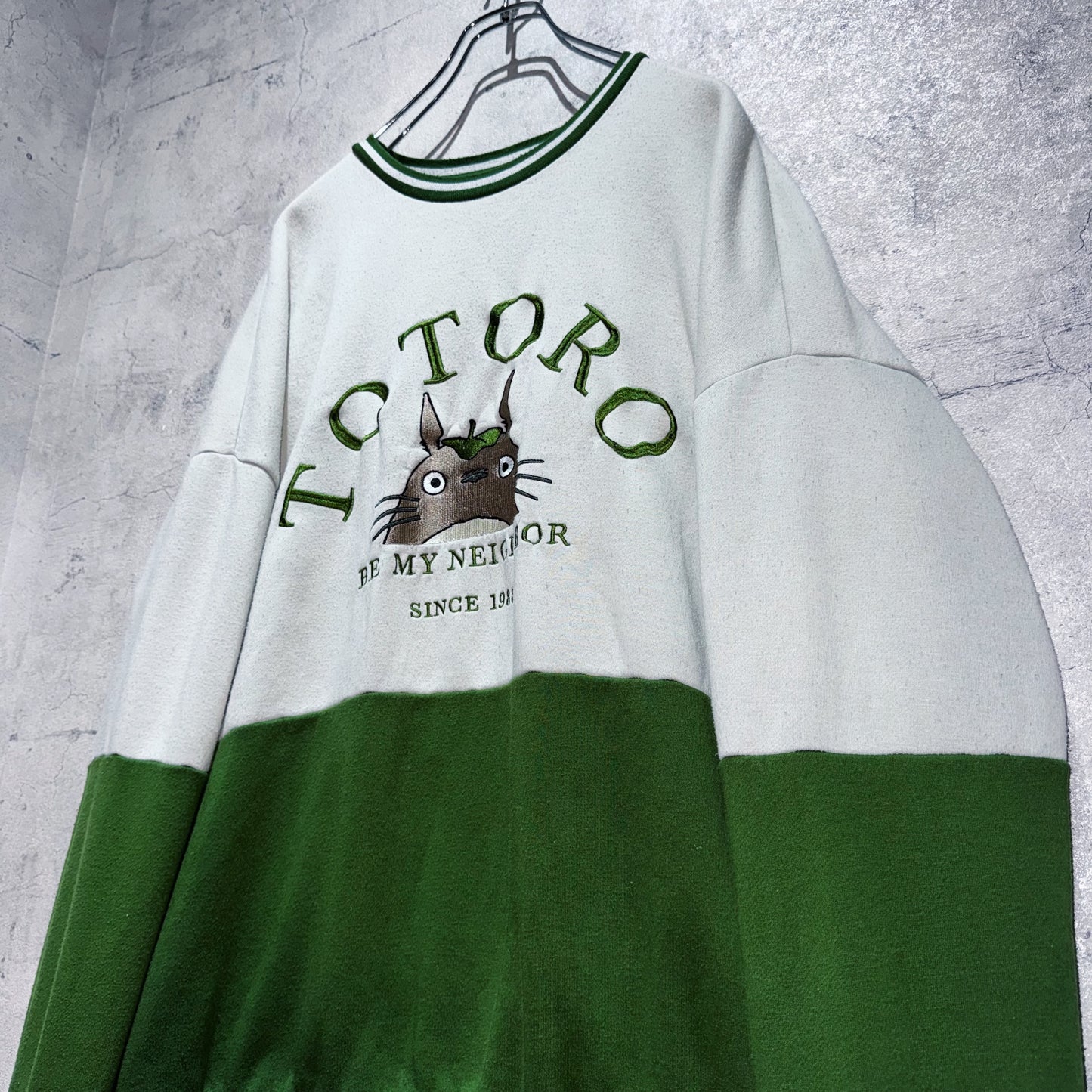 Studio Ghibli"My Neighbor Totoro"embroidery design pullover sweat