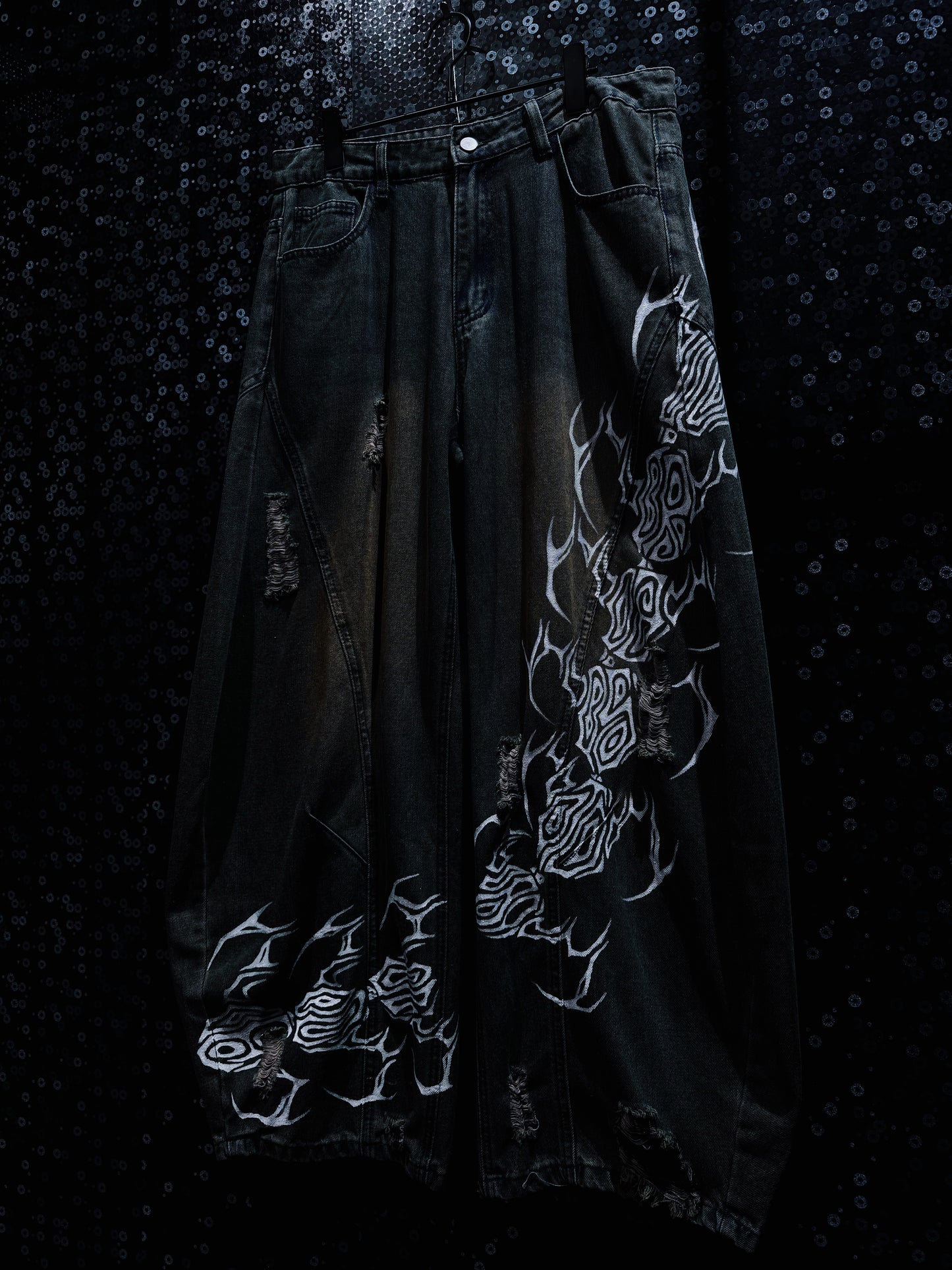 【ÆIEM】“RƎ:STANCE” Hand-Painted Reconstructed Denim