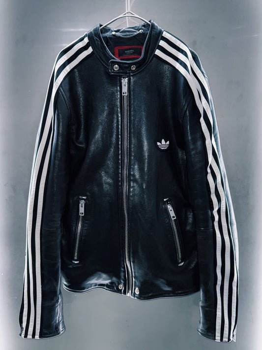 special "original re:meke" vintage
"adidas"× DIESEL single riders leather jacket three strip edition