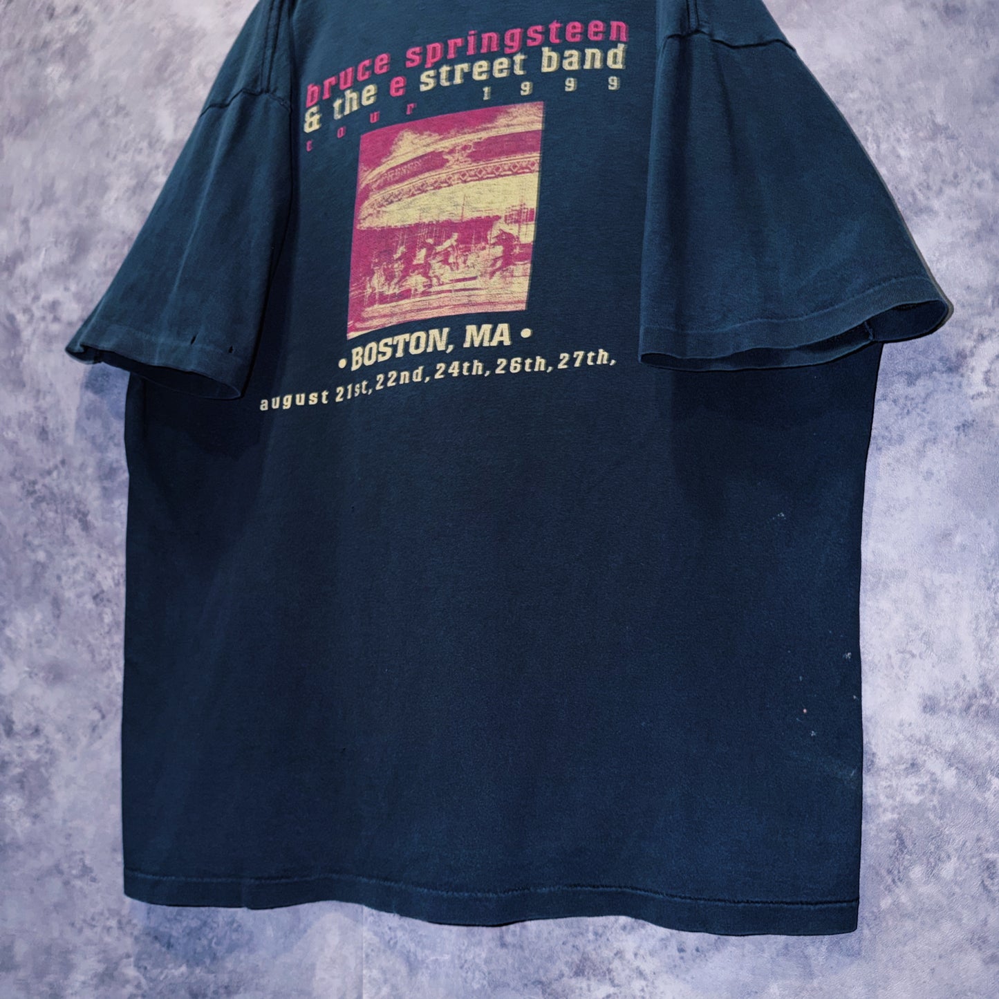 【doppio】90‘s vintage “Bruce Springsteen”The E Street Band”  print design band T-shirt