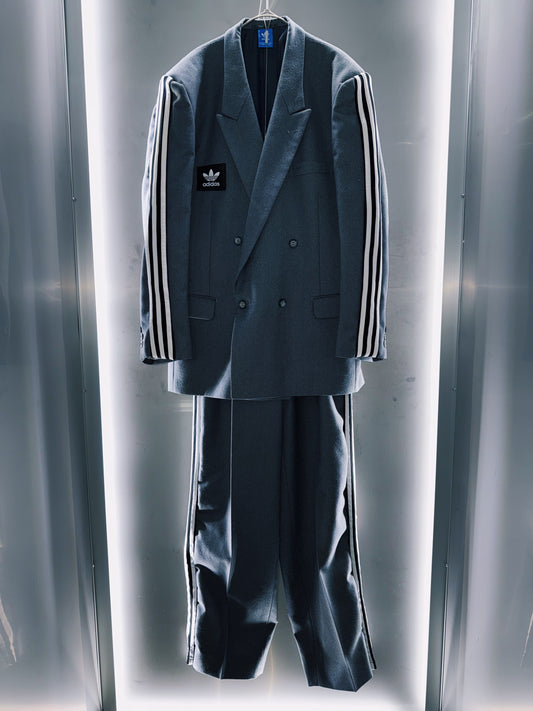 special "original re:meke" vintage "adidas"x vintage double breast SETUP three strip edition