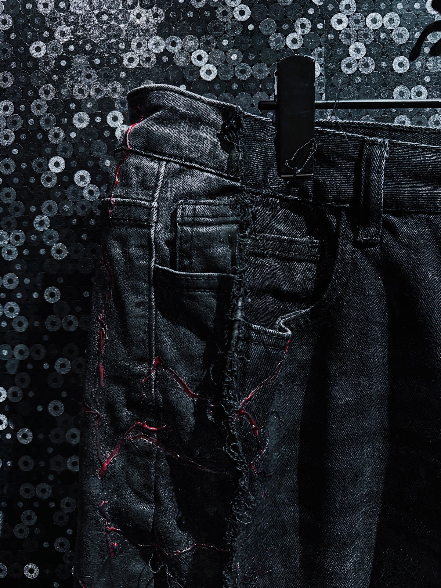 【ÆIEM】vivid notes IRON VEIN hurf pants