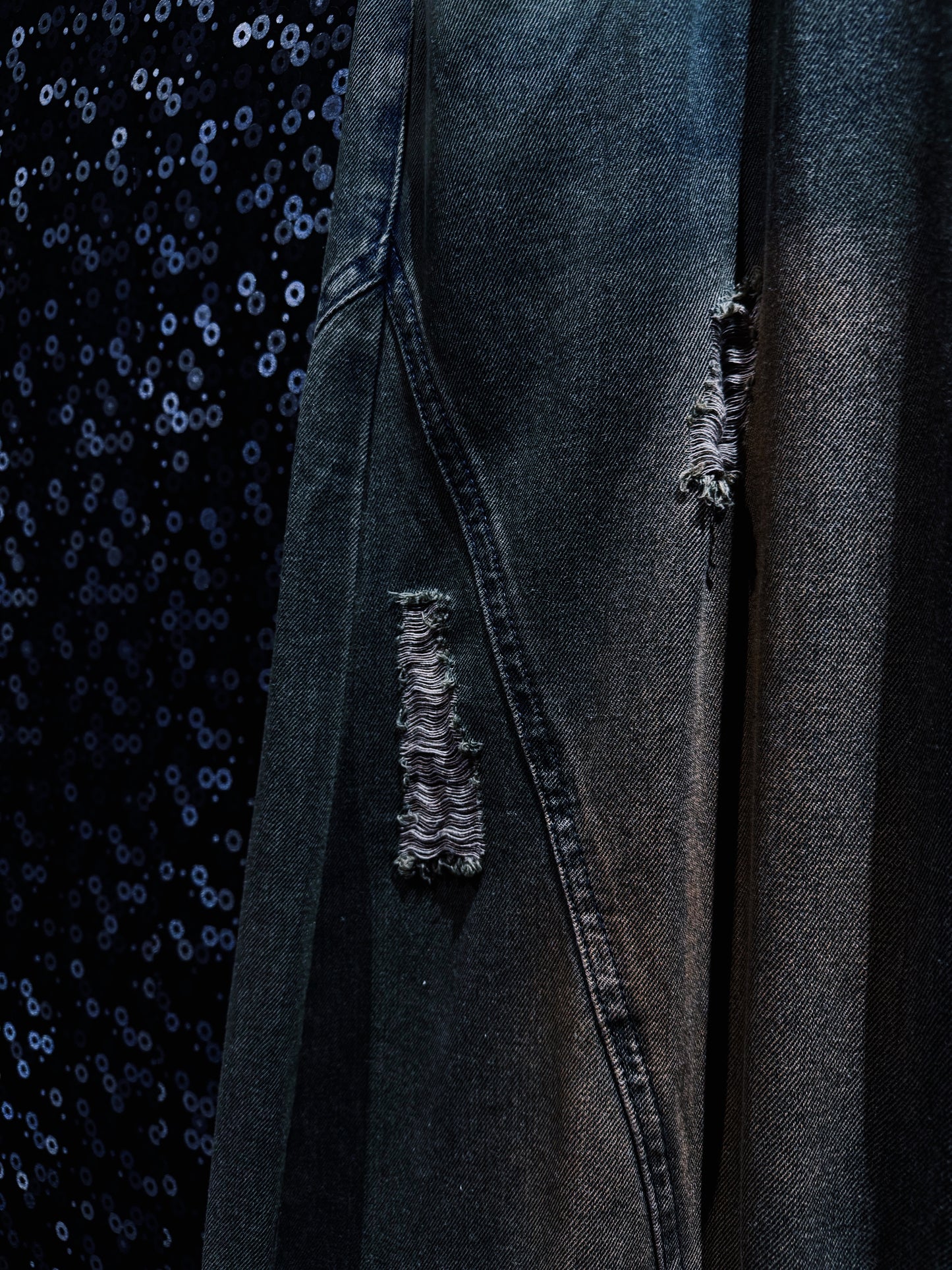 【ÆIEM】“RƎ:STANCE” Hand-Painted Reconstructed Denim