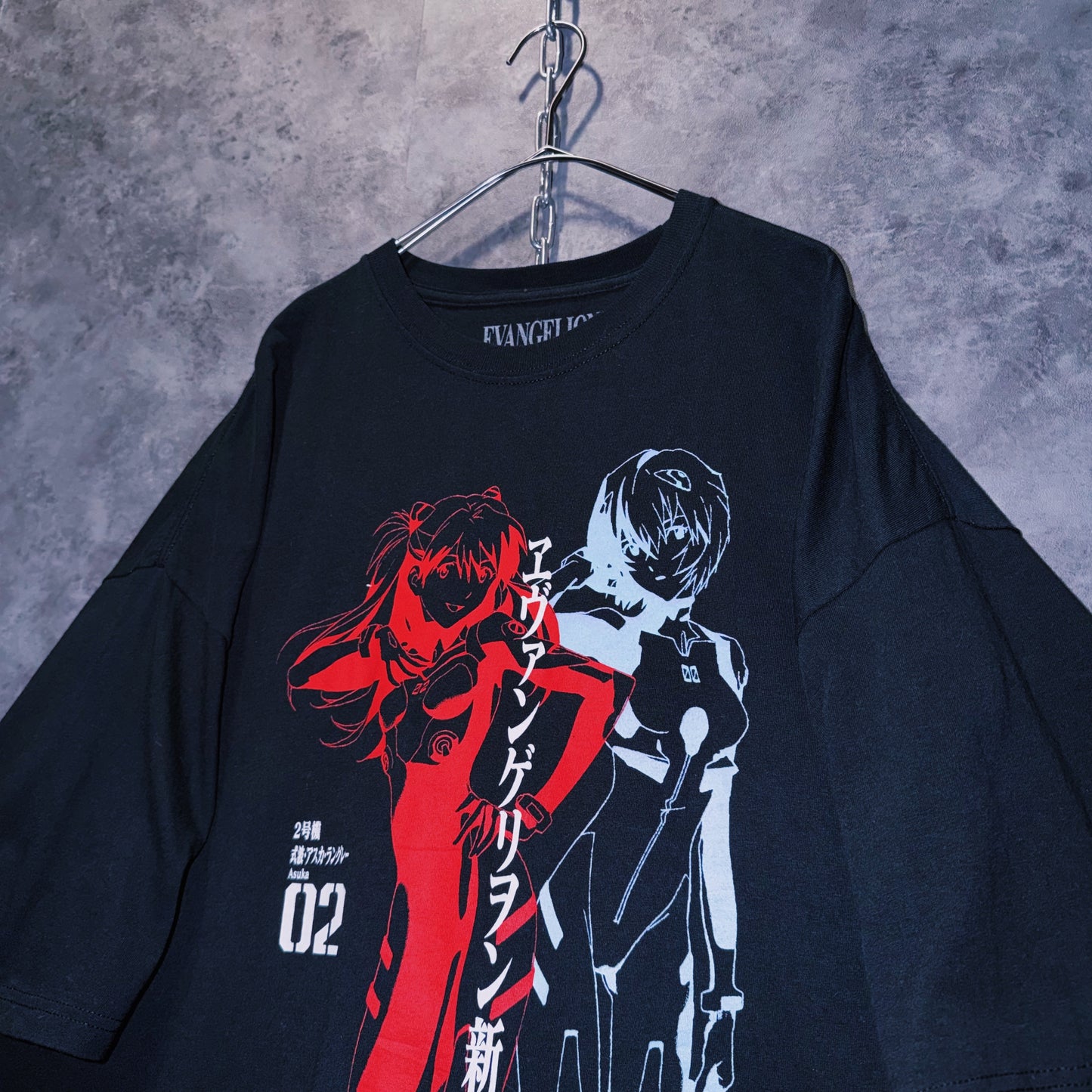 【doppio】vintage “EVANGELION” character print design T-shirt
