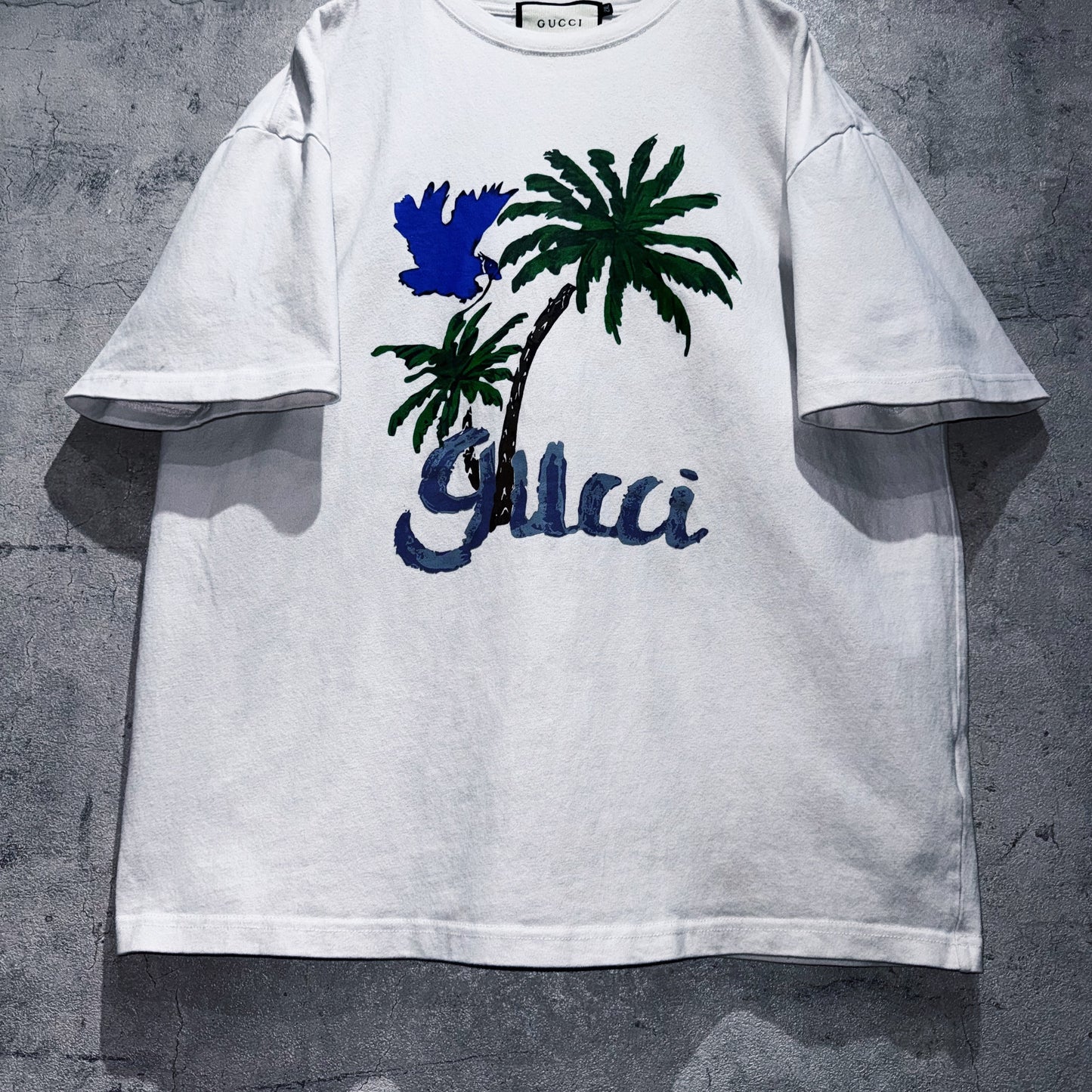 "GUCCI"Art graphic print design T shirt