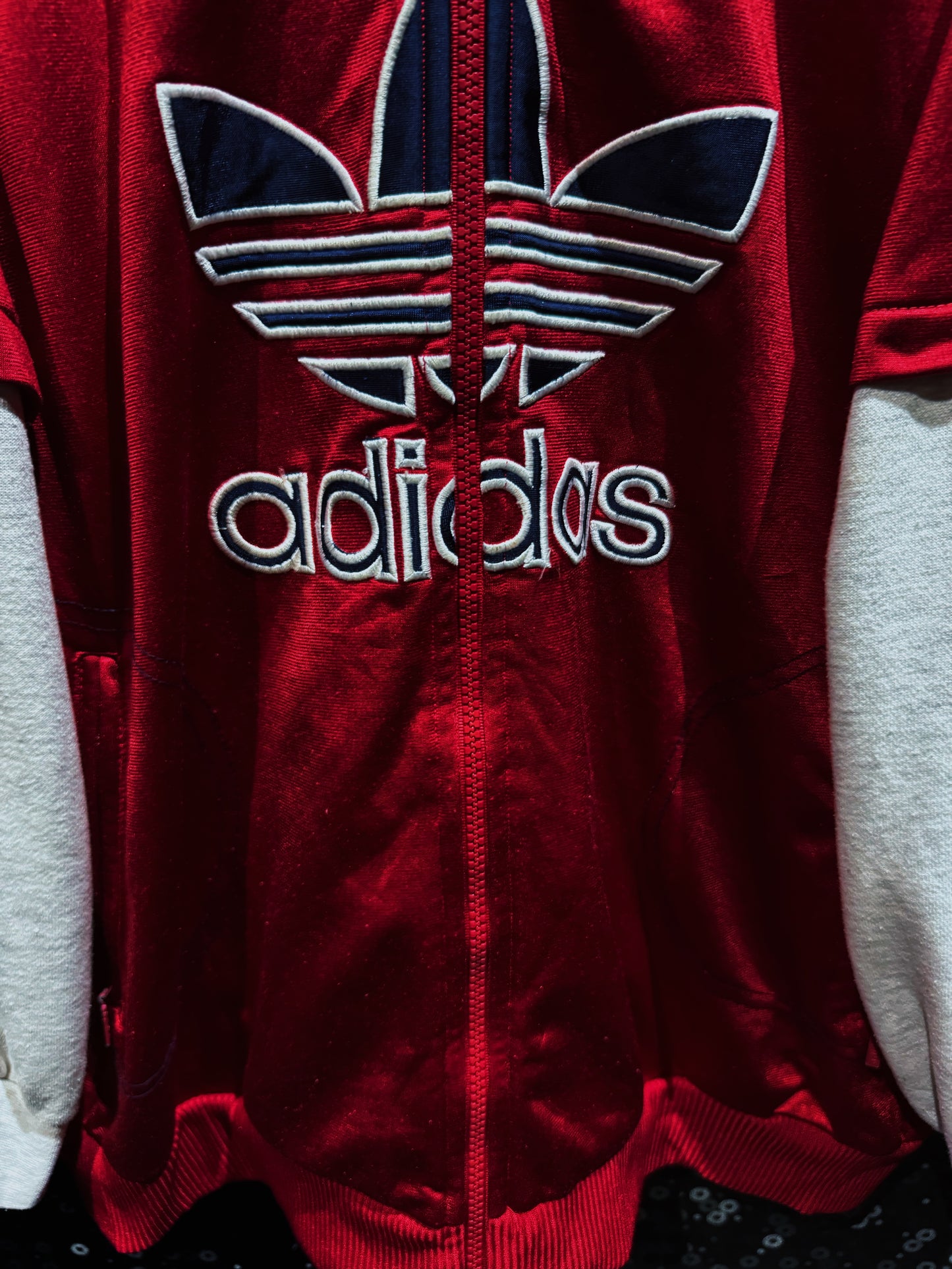 【ÆIEM】adidas originals Oversized Trefoil Embroidery Switching Track Jacket