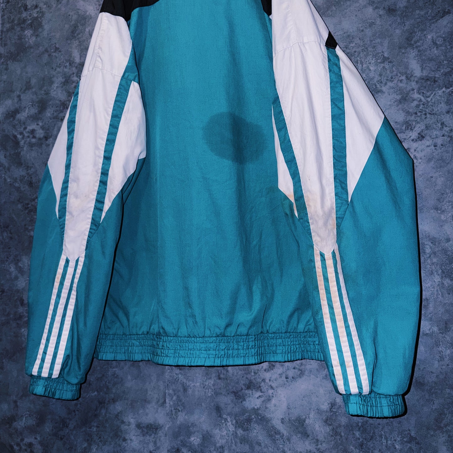 【doppio】90’s vintage “adidas” three stripe design Nylon jacket
