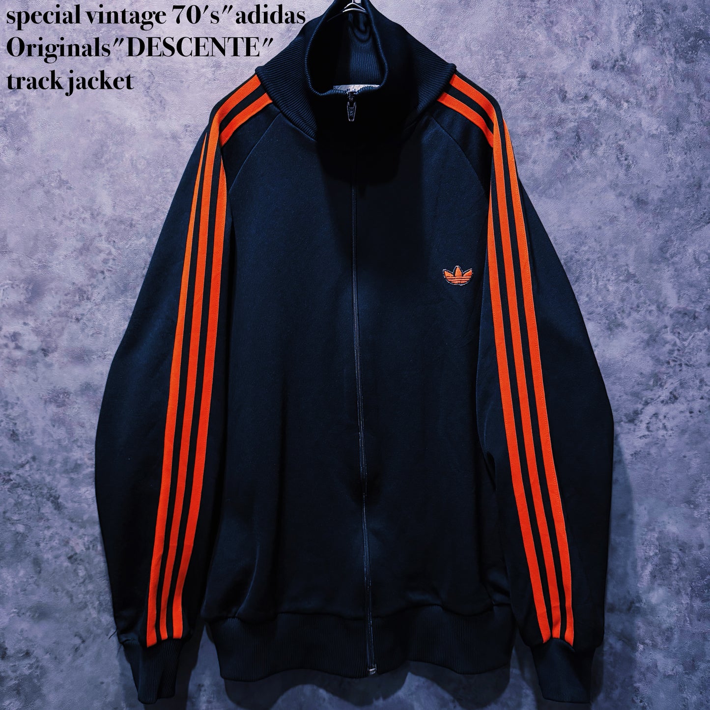 【doppio】special vintage 70's"adidas Originals"DESCENTE" track jacket