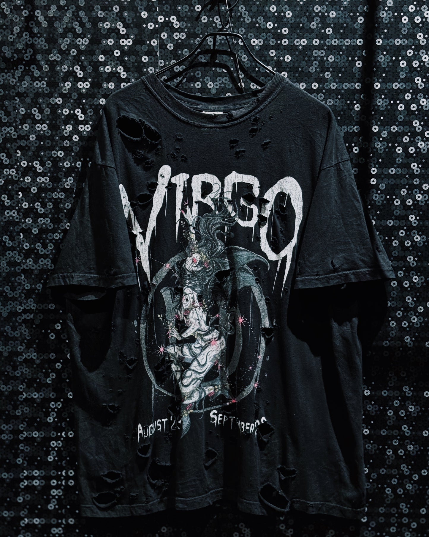 【ÆIEM】Natural “boro” Remake MURSO Graphic T-shirt
