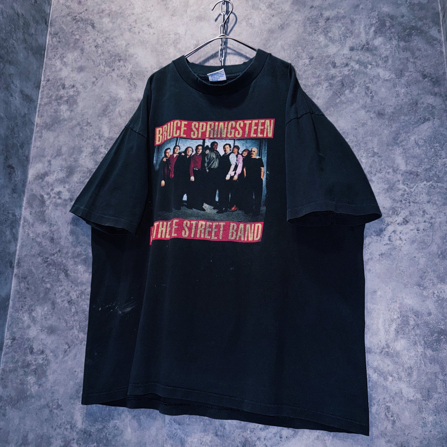 【doppio】90‘s vintage “Bruce Springsteen”The E Street Band”  print design band T-shirt