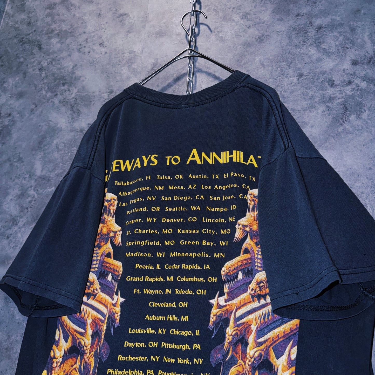 【doppio】vintage “Morbid Angel” album jacket design T-shirt