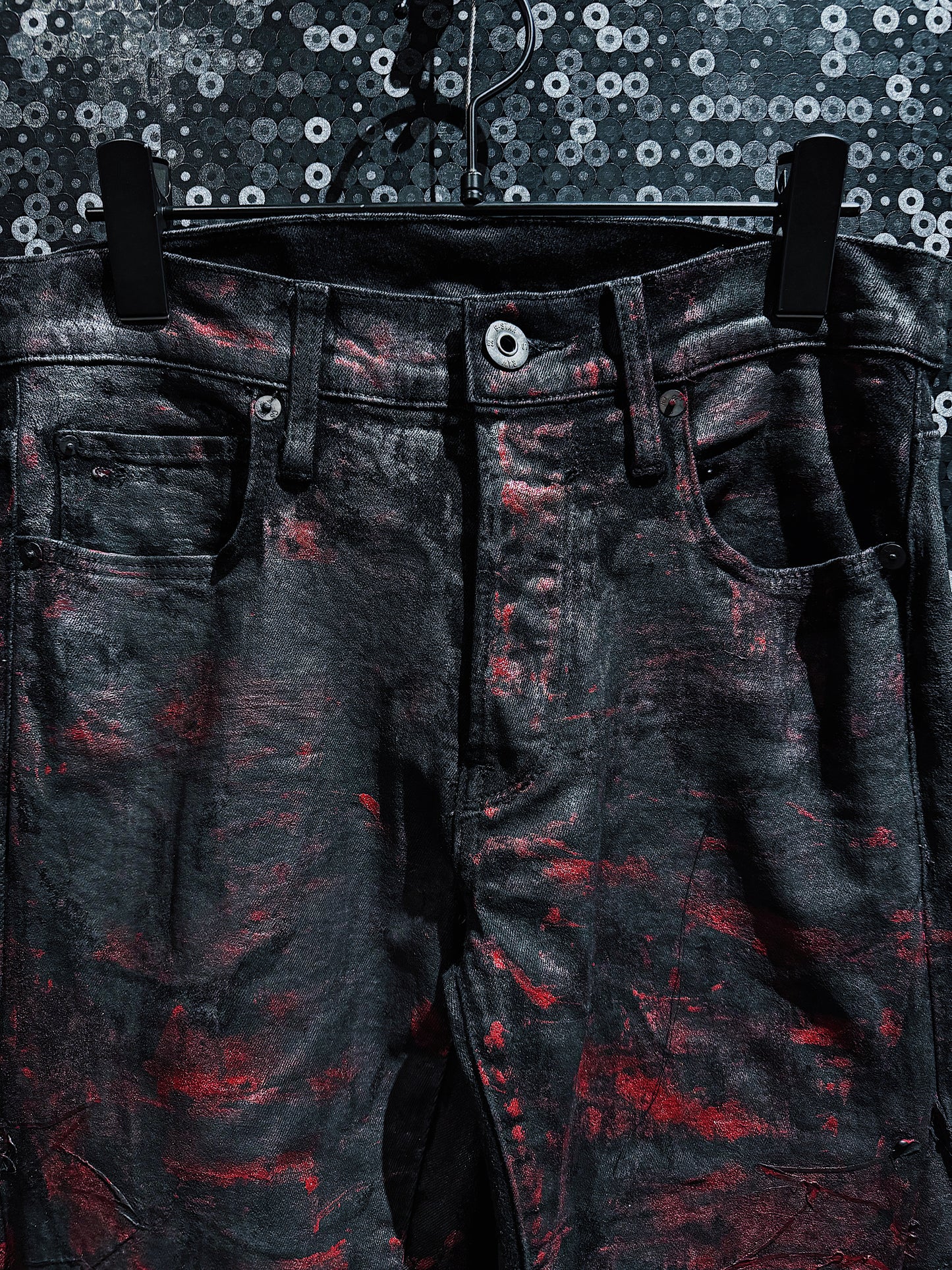 【ÆIEM】vivid notes IRON VEIN flare pants