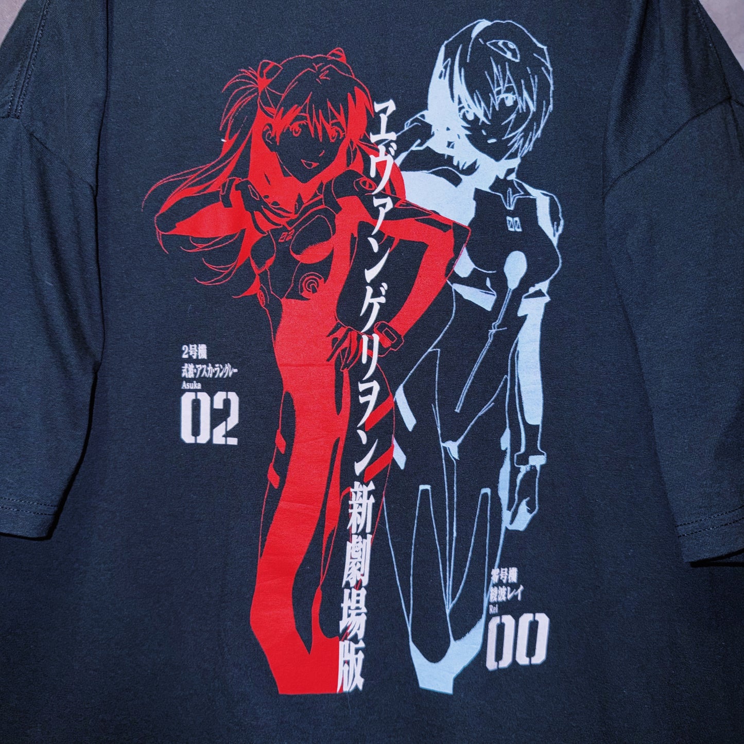 【doppio】vintage “EVANGELION” character print design T-shirt