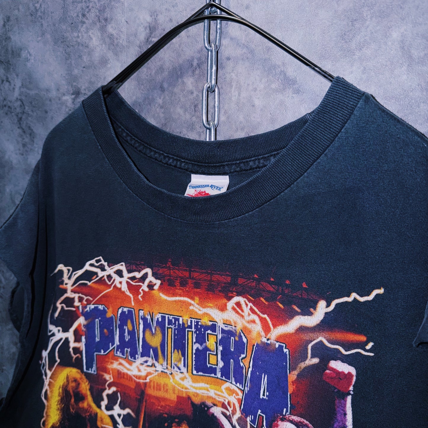 【doppio】00’s vintage “PANTERA” lightning design band tour T-shirt
