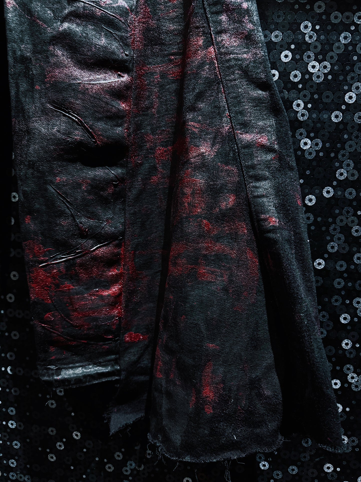 【ÆIEM】vivid notes IRON VEIN flare pants