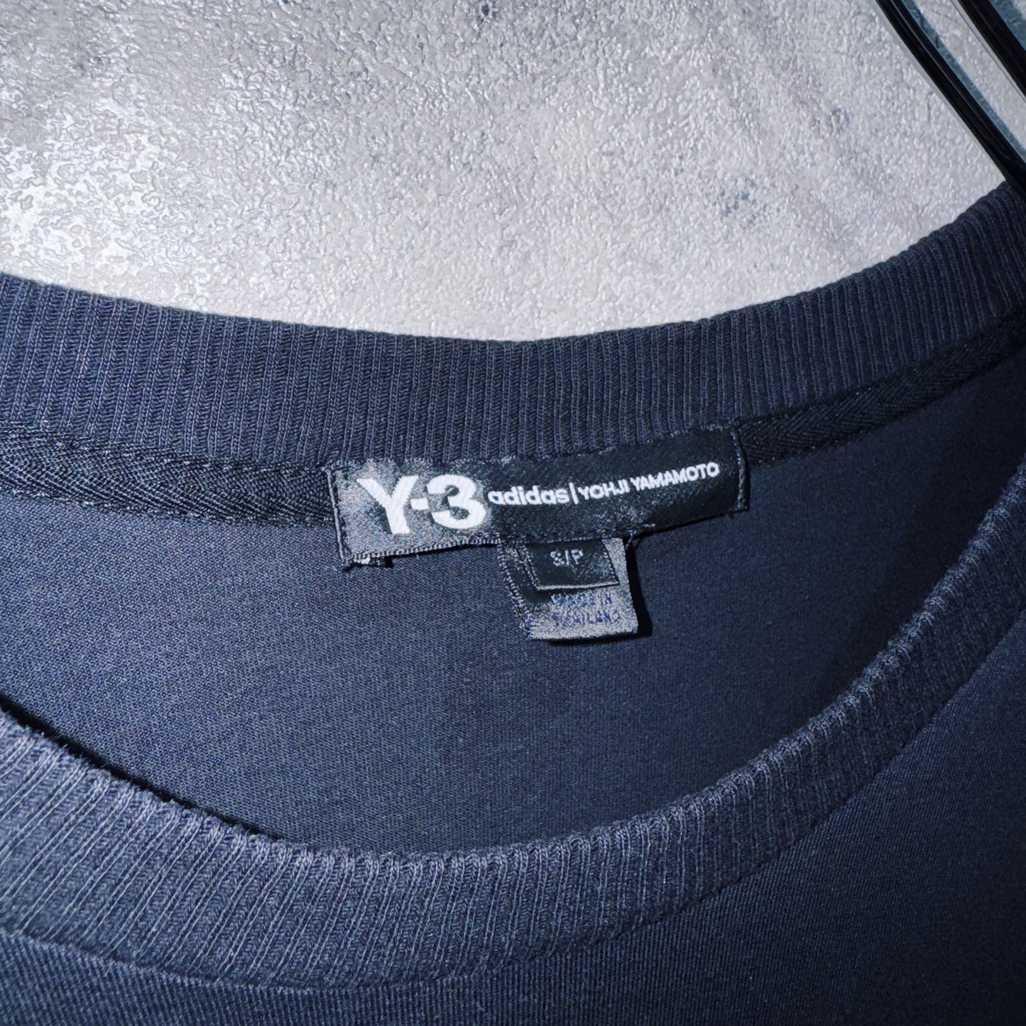 "Y-3"yohji yamamoto center graphic design T shirt