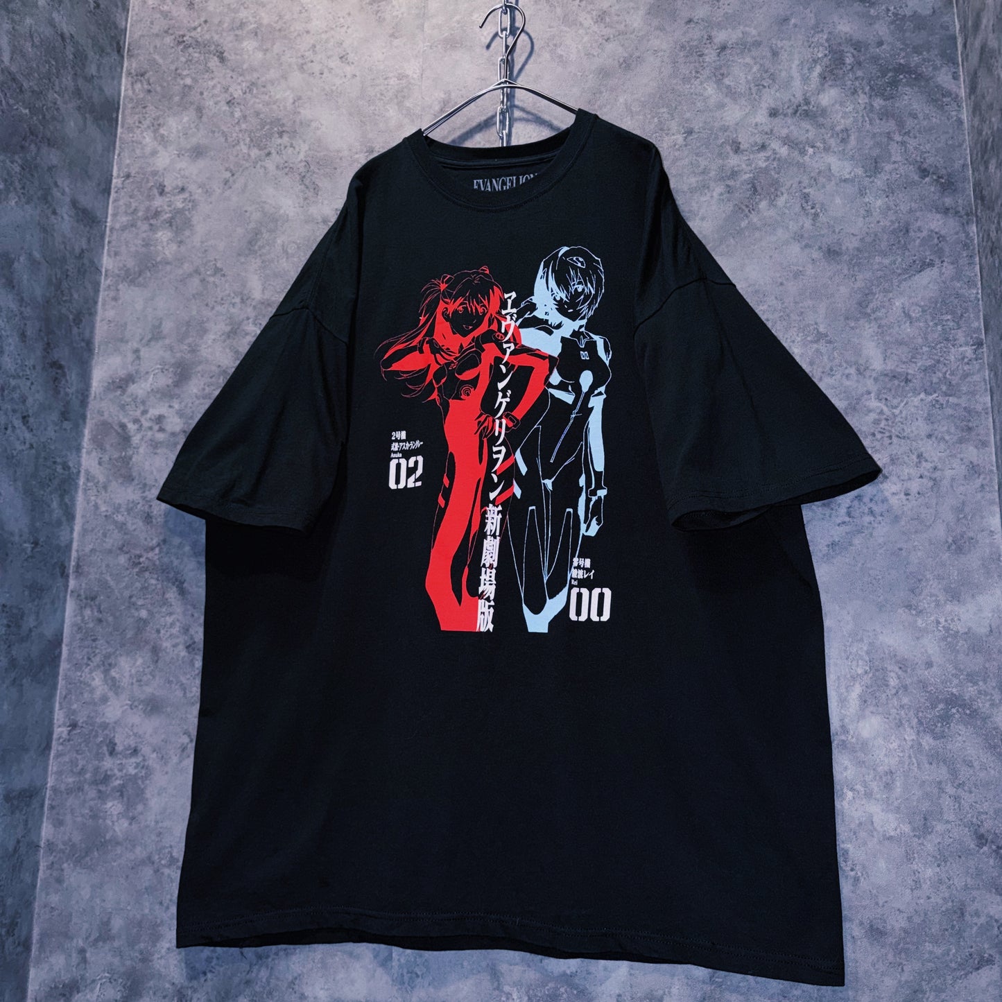 【doppio】vintage “EVANGELION” character print design T-shirt