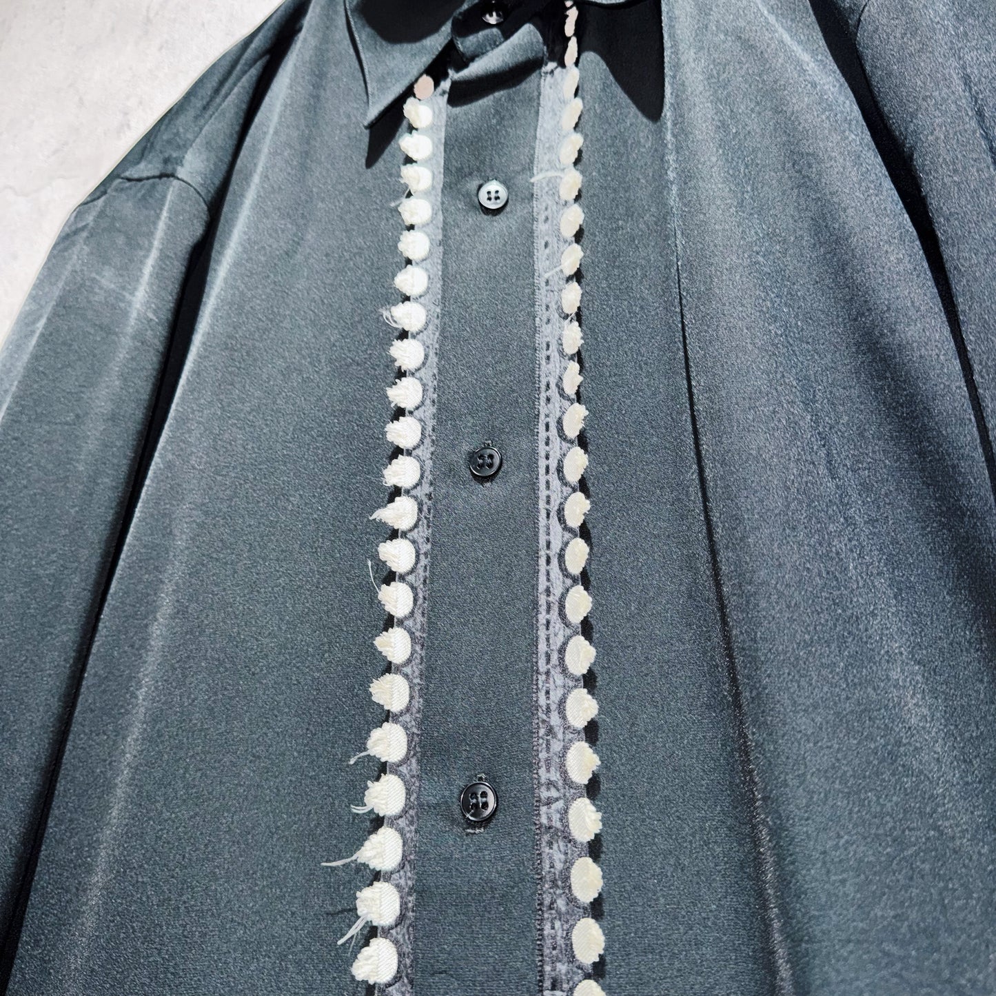 "agnès b. homme"studs-like design shirt