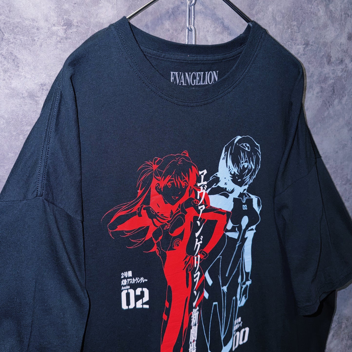 【doppio】vintage “EVANGELION” character print design T-shirt