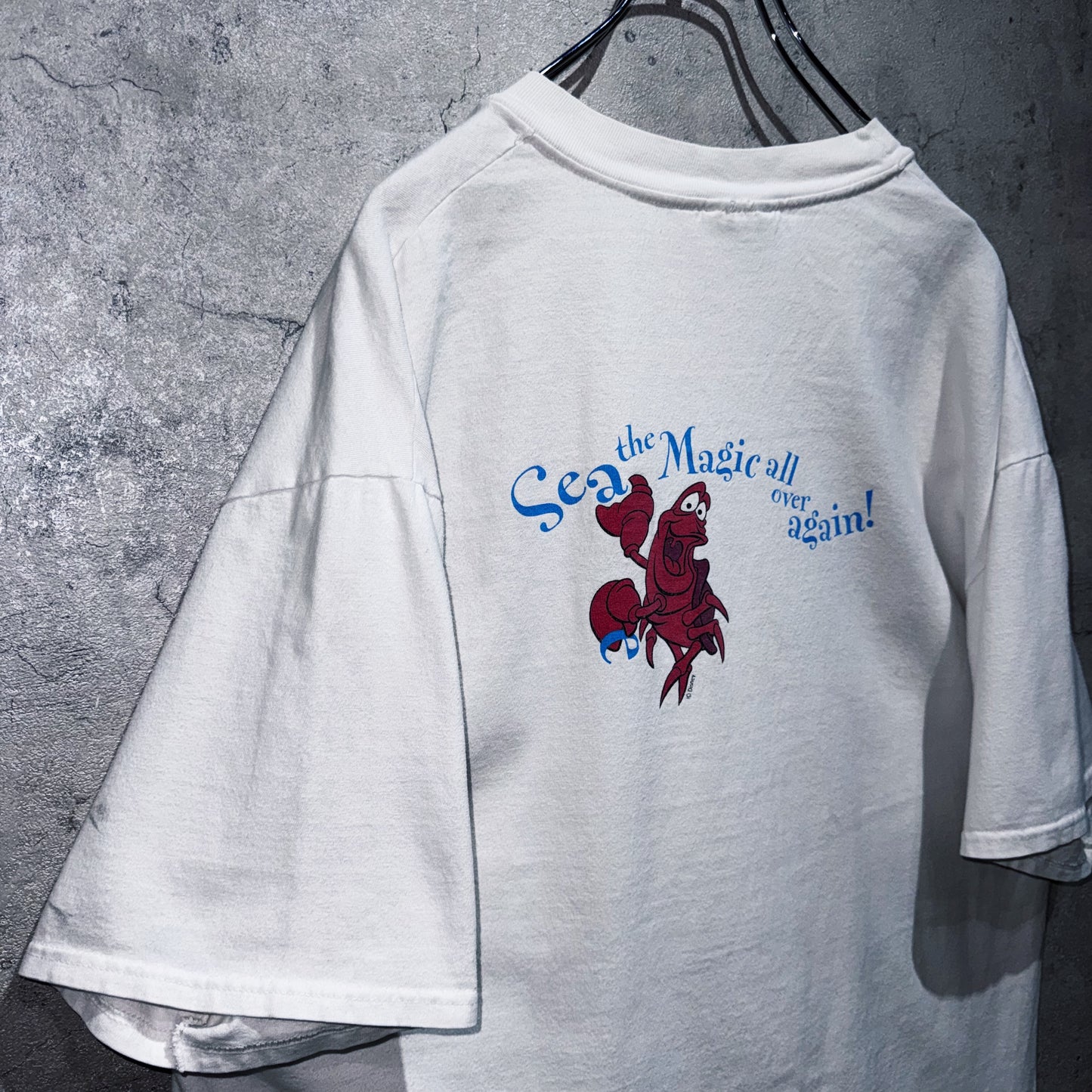90's"Disney"Sebastian single design promotion T shirt