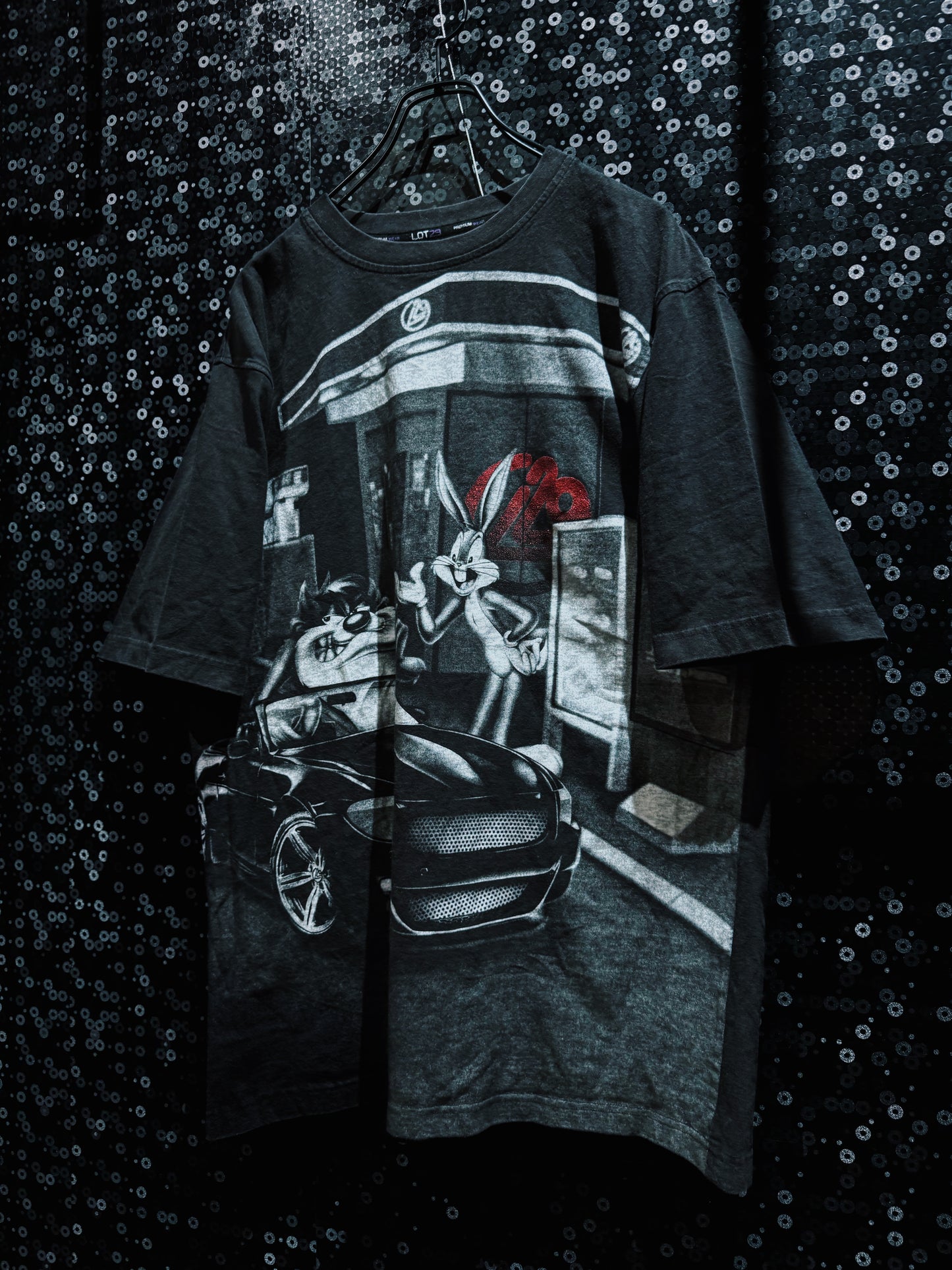 ￼
【ÆIEM】LOT29 Bugs Bunny & Tasmanian Devil Big Print T-shirt