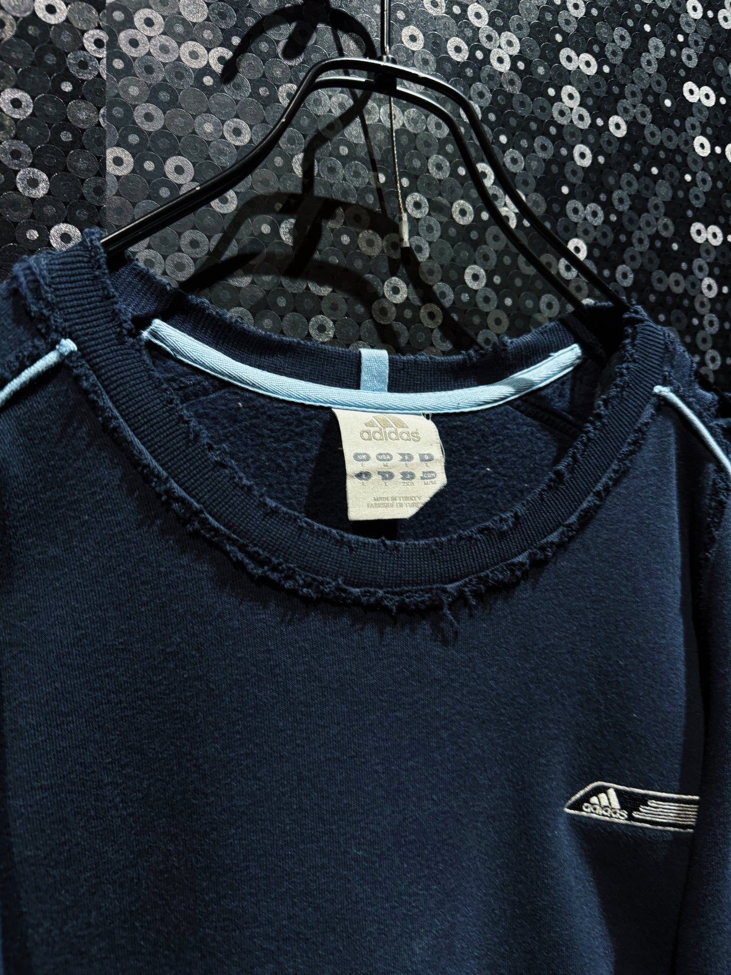 【ÆIEM】original”boro”remake adidas Equipment Ruined Line Sweat