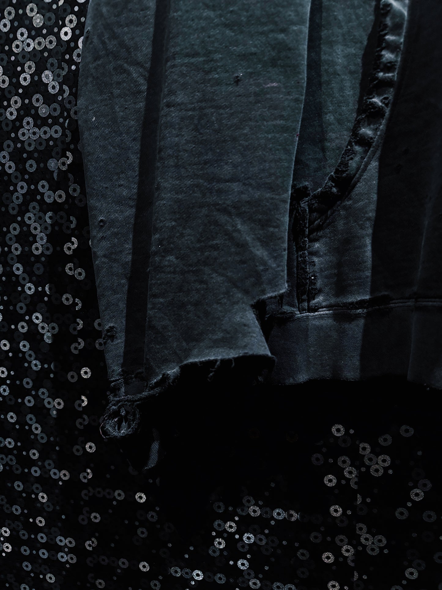 【ÆIEM】original “boro” remake U.S.N. Submarine Force hoodie pullover