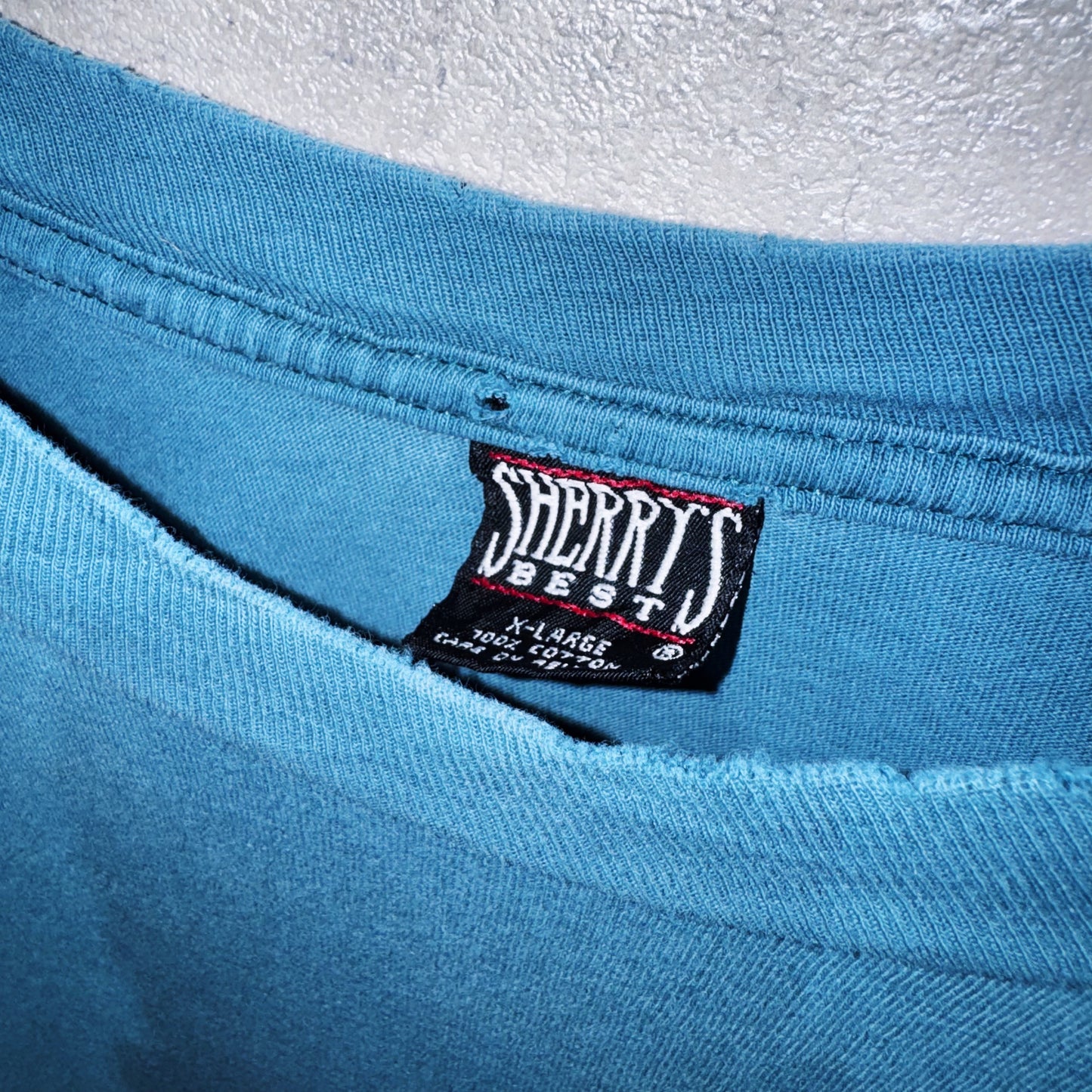 00's"Mickey Mouse"Nile blue color single graphic print T shirt