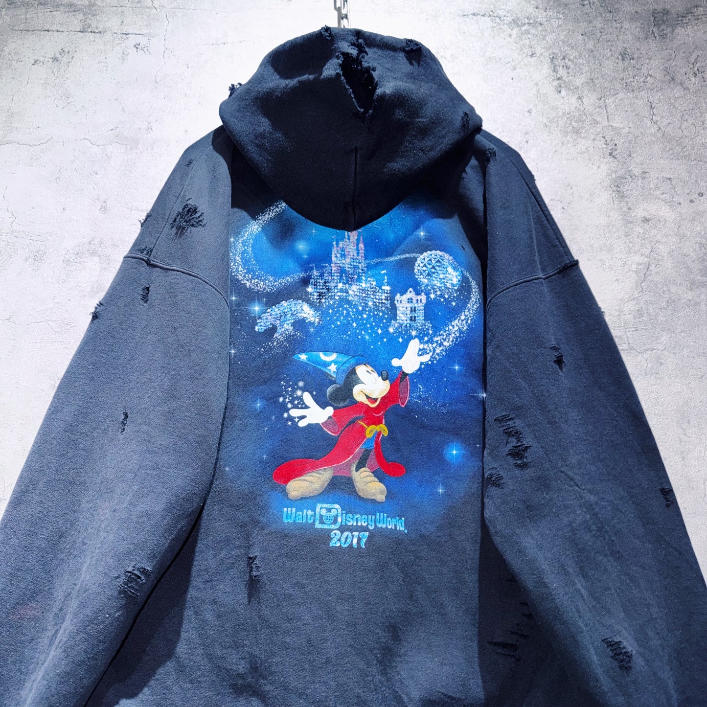 "Disney"WDW 2017 graphic design boro custom hoodie
