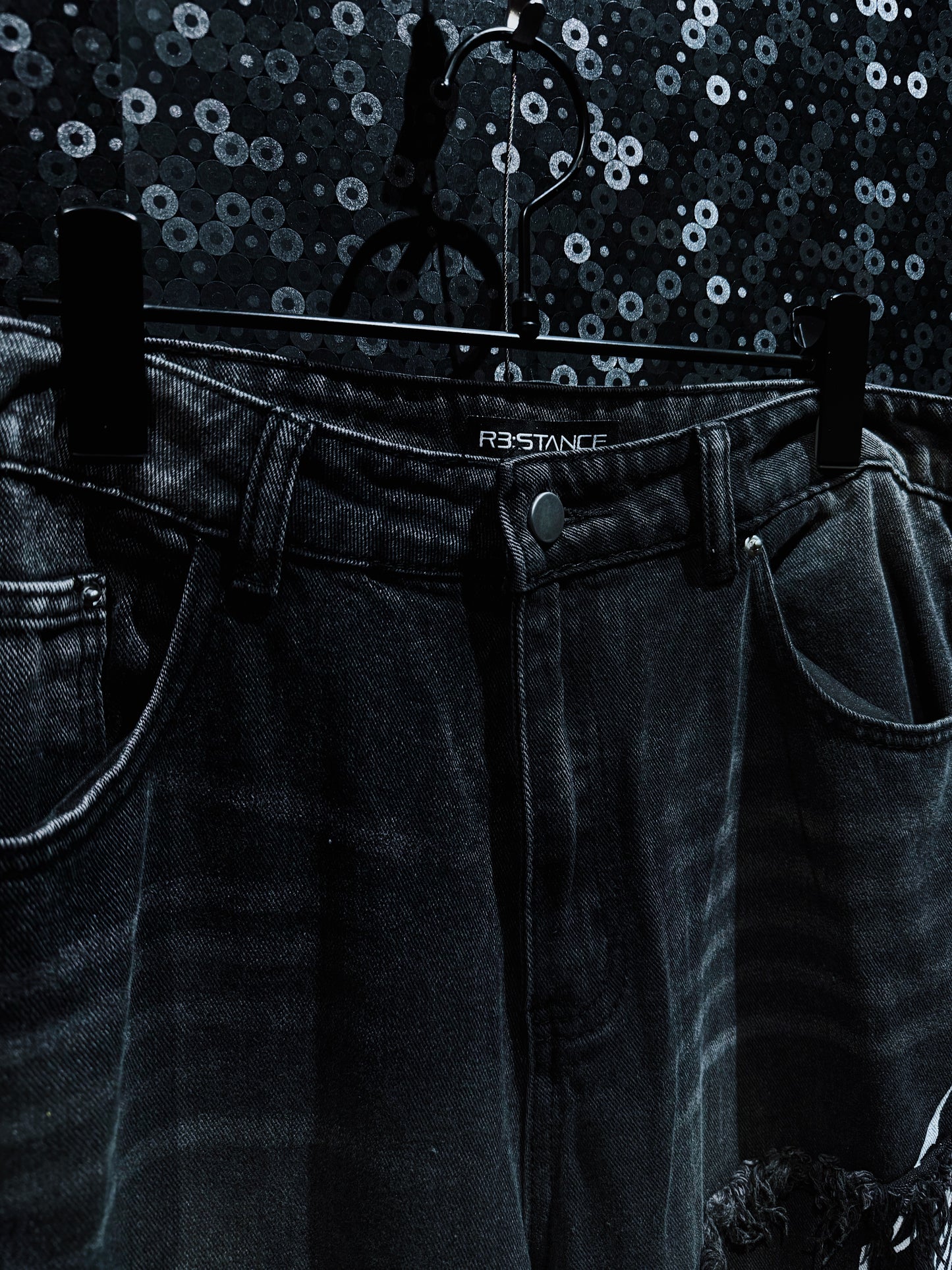 【ÆIEM】"RƎ:STANCE” Hand-Painted Reconstructed Denim