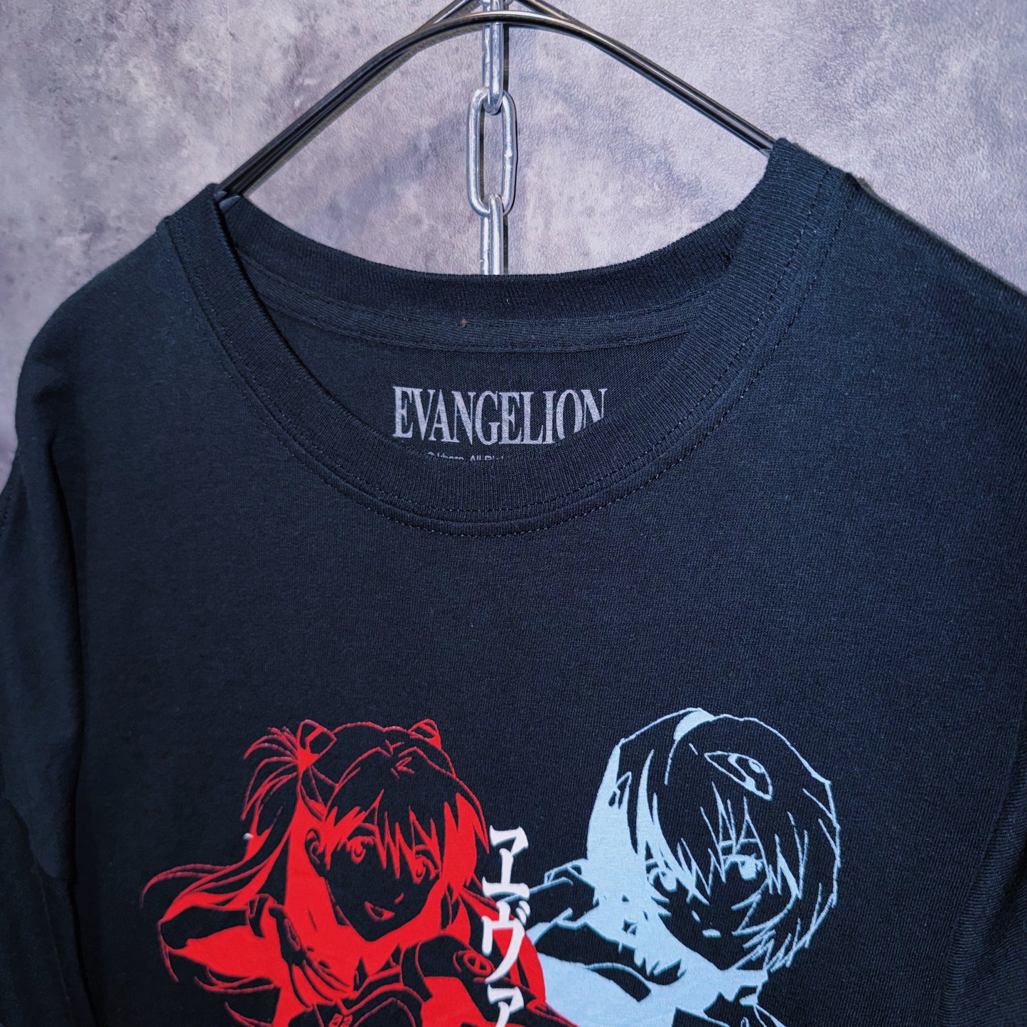 【doppio】vintage “EVANGELION” character print design T-shirt