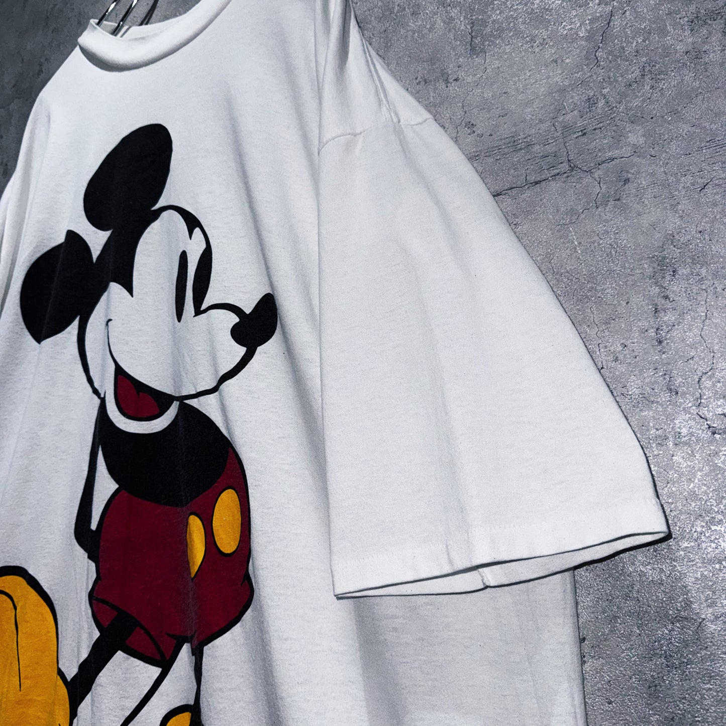 90's"Disney"Mickey Mouse print design super over size T shirt