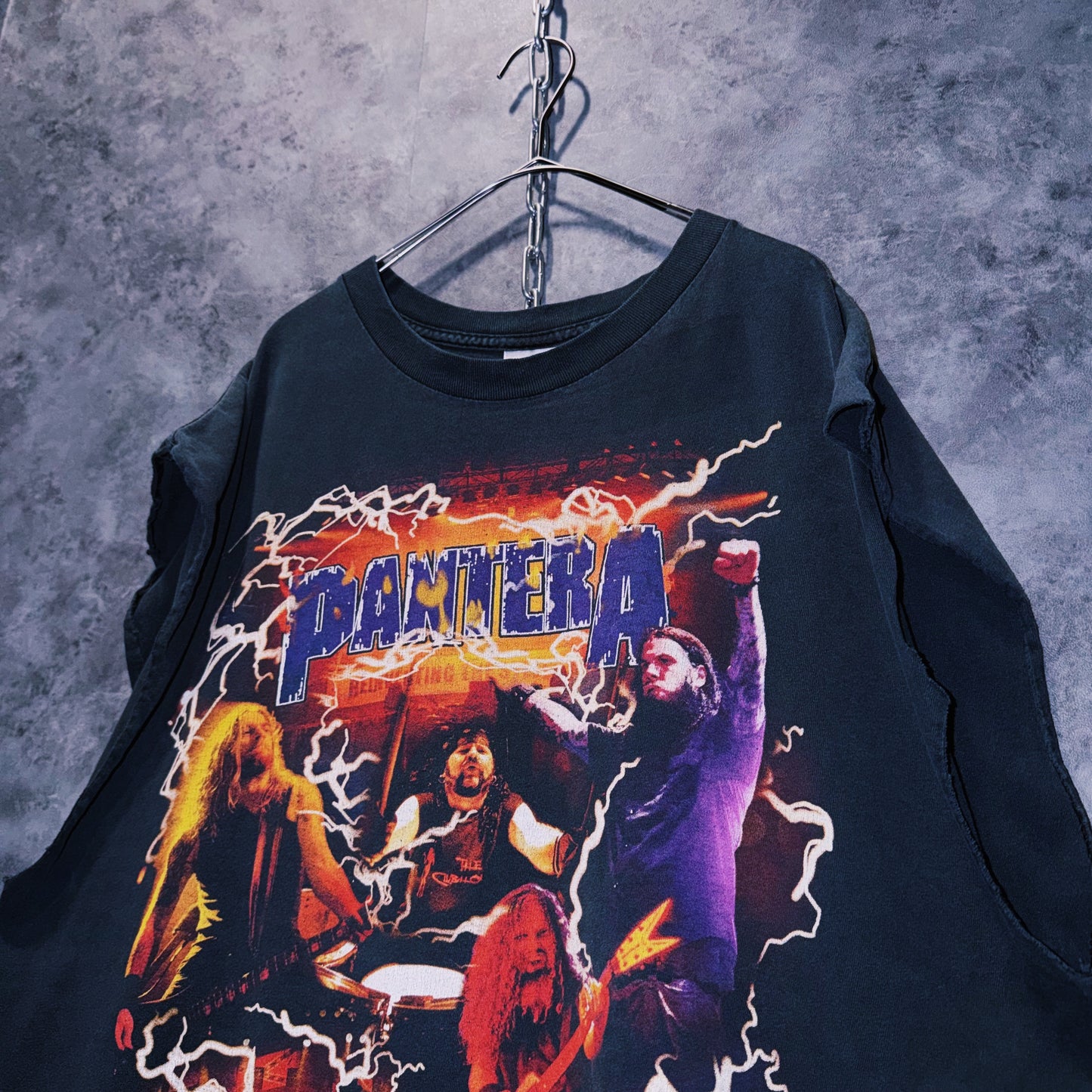 【doppio】00’s vintage “PANTERA” lightning design band tour T-shirt