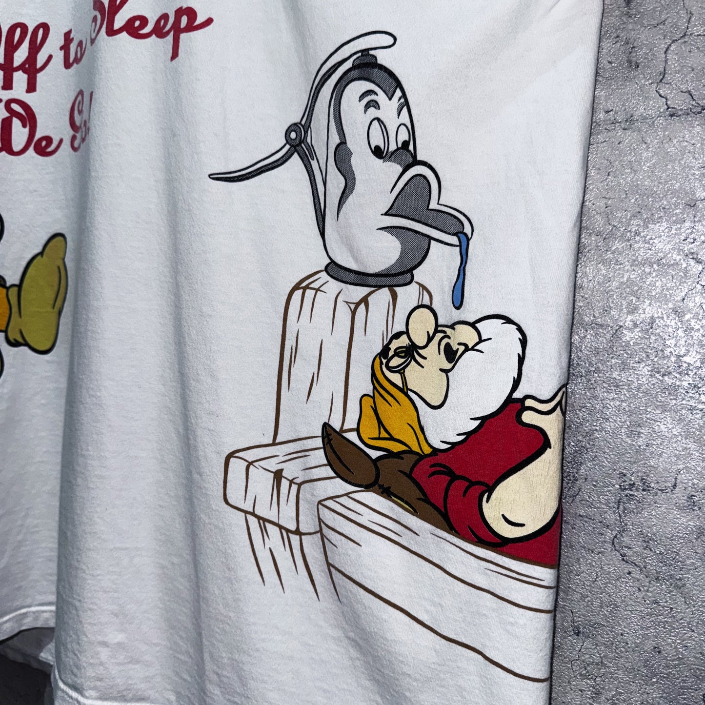90's"Snow White"The Seven Dwarfs graphic design loose T shirt