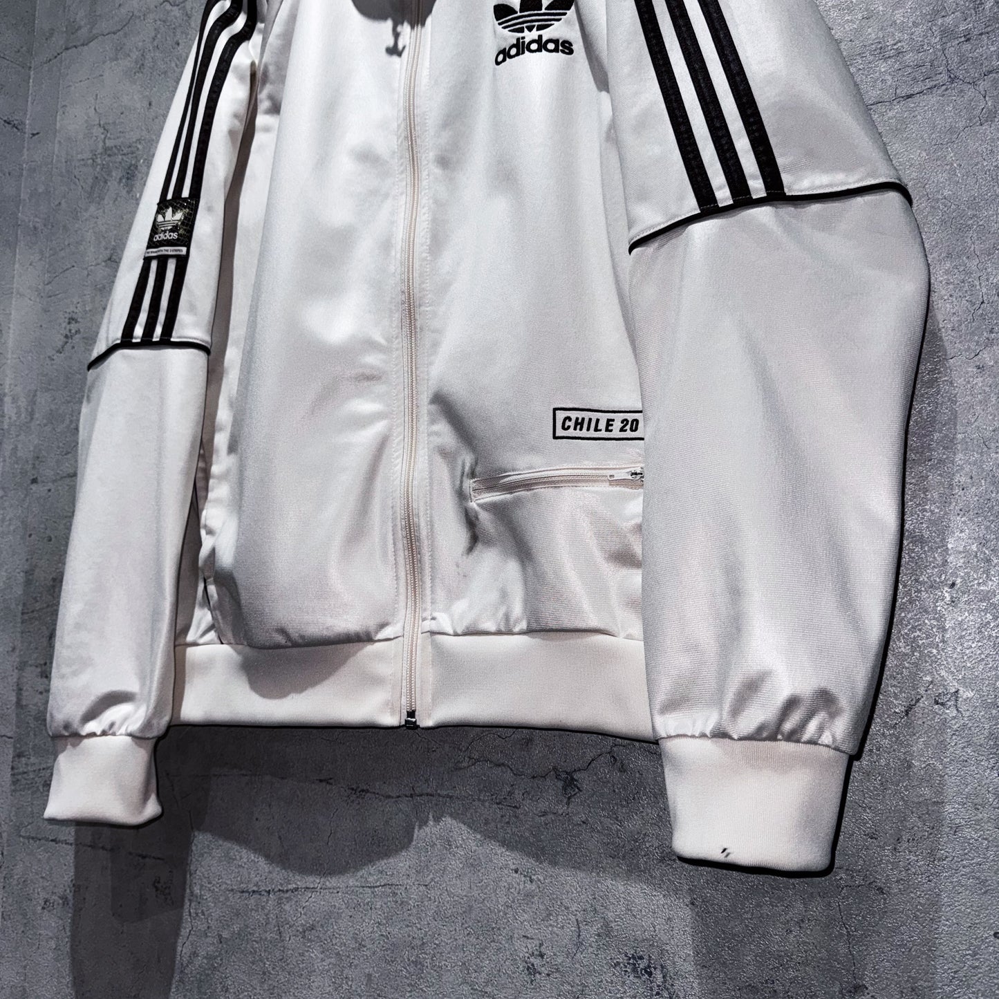 "ADIDAS Chile20"Trefoil logo design track jacket