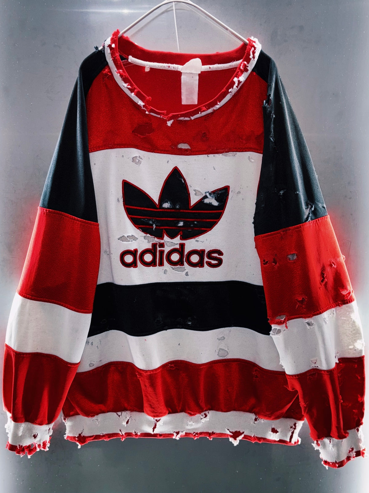 special AYNE Original vintage adidas "boro" Re:make pullover