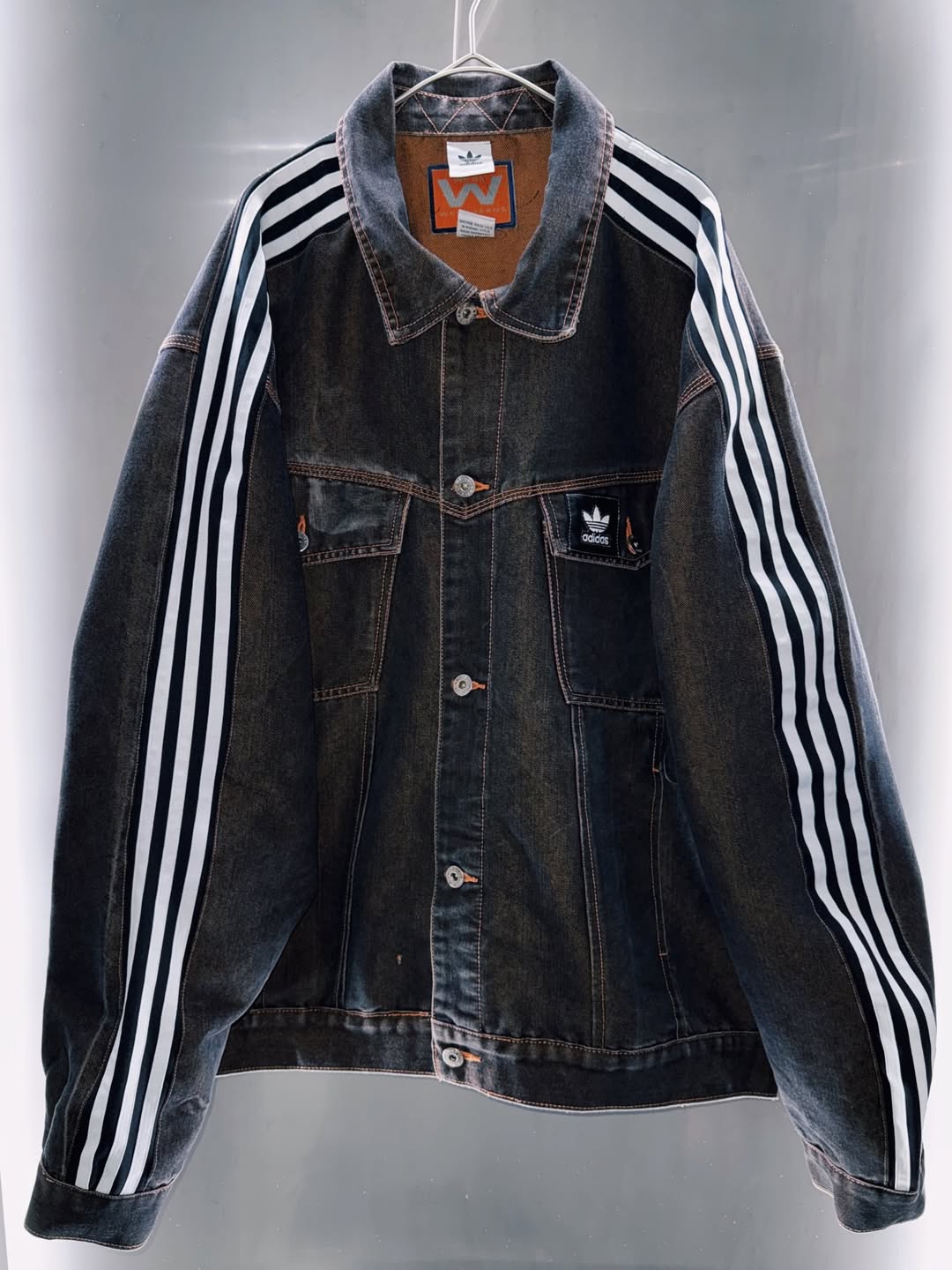 special Original Re:make adidas denim jacket