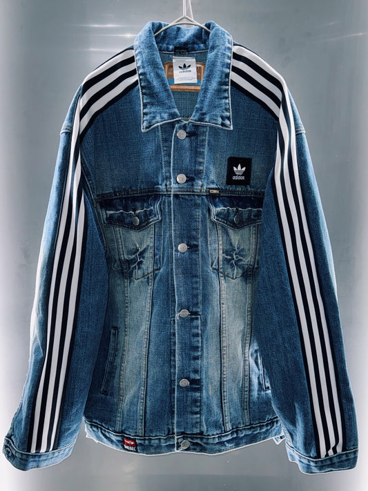 special Original Re:make adidasDIESEL denim short length jacket