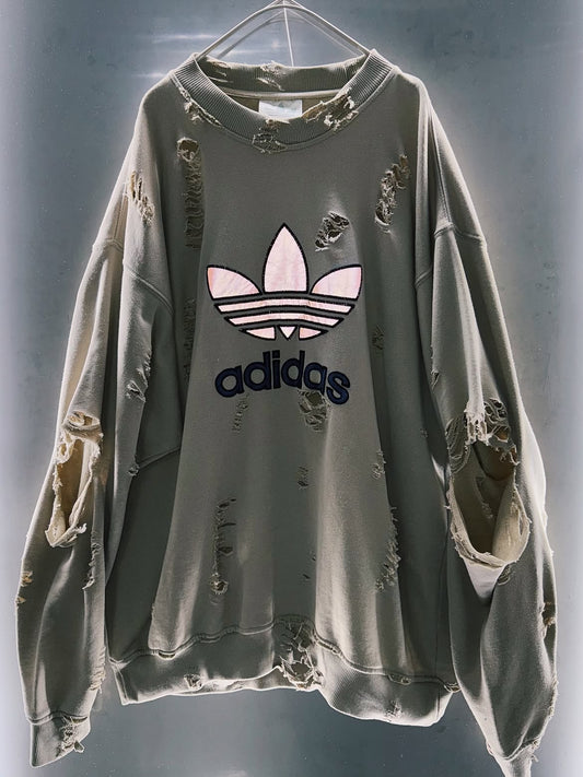 special AYNE Original vintage adidas "boro" Re:make pullover