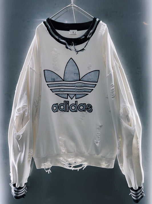 special AYNE Original vintage adidas "boro" Re:make pullover