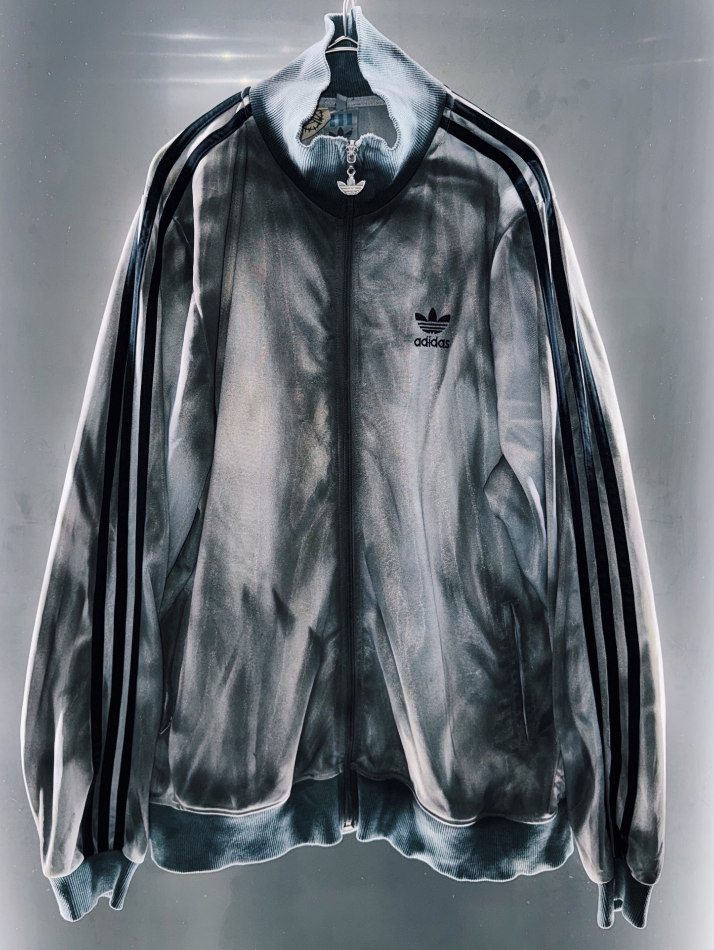 "SIGMA" grunge processing adidas track jacket